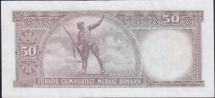 5.EMİSYON 7.TERTİP 50 LİRA U17 025951 ÇOK TEMİZ