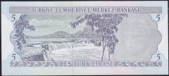 6.Emisyon 2.Tertip 5 Lira K05 300028 Çilaltı Çil