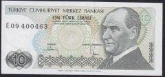7.EMİSYON 2.TERTİP 10 LİRA E09 400463 ÇİL