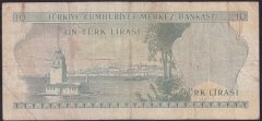 6.EMİSYON 1.TERTİP 10 LİRA B34 423206 ÇOK TEMİZ