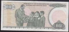7.EMİSYON 2.TERTİP 10 LİRA E06 170976 ÇOK TEMİZ +