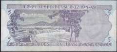 6.EMİSYON 2.TERTİP 5 LİRA G16 057521 ÇOK ÇOK TEMİZ