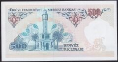 7.Emisyon 2.Tertip 500 Lira D25 342024 Çil