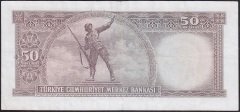5.EMİSYON 7.TERTİP 50 LİRA T57 008992 ÇOK TEMİZ