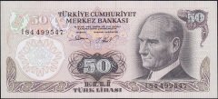6.Emisyon 2.Tertip 50 Lira I84 499547 Çil
