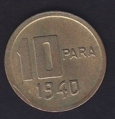 1940 YILI 10 PARA ÇÇT