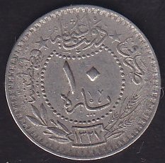 1327 / 4 Reşat 10 Para