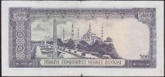 5.EMİSYON 4.TERTİP 500 LİRA Z42 026899 TEMİZ ( YIKAMA VAR )