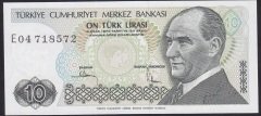 7.EMİSYON 2.TERTİP 10 LİRA E04 718572 ÇİL