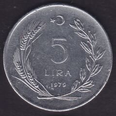 1979 Yılı 5 Lira