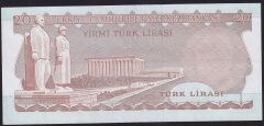 6.Emisyon 2.Tertip 20 Lira E63 038141 Ççt Çilaltı