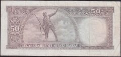 5.EMİSYON 7.TERTİP 50 LİRA S87 008375 ÇOK TEMİZ