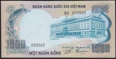 South Vietnam 1000 Dong 1972 Çil Pick 34