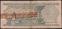 6.Emisyon 1.Tertip 10 Lira A80 105736 Haliyle
