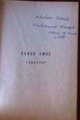 YUNUS EMRE VE TASAVVUF  ABDÜLBAKİ GÖLPINARLI - REMZİ KİTABEVİ  1961