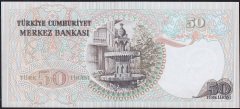 6.Emisyon 2.Tertip 50 Lira I80 076621 Çil