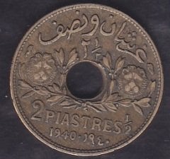 Suriye 2.5 Kuruş 1940