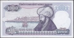 7.Emisyon 2.Tertip 1000 Lira F32 779951 Çil