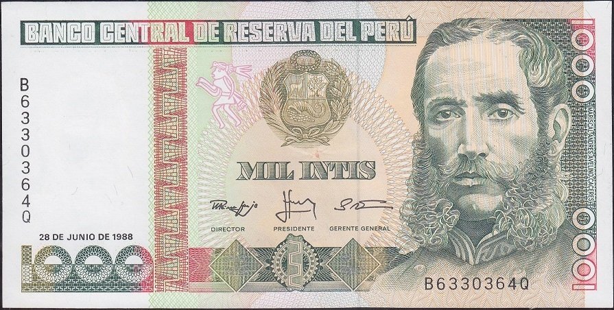 Peru 1000 İntis 1988 Çilaltı