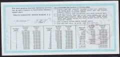 1985 31 Aralık Çeyrek Bilet - E Serisi - Filigranlı 10 Lira Kağıdı