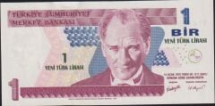 8.Emisyon 1 YTL A76 093765 Çil