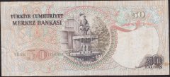 6.Emisyon 2.Tertip 50 Lira I79 658155 Çok Temiz