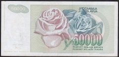 YUGOSLAVYA 50000 DİNAR 1992 ÇÇT +