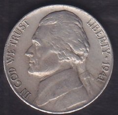 AMERİKA 5 CENT 1941