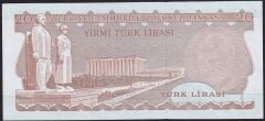 6.Emisyon 2.Tertip 20 Lira E27 075173 Çilaltı Çil