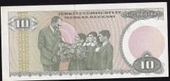 7.Emisyon 1.Tertip 10 Lira B33 578175 Çilaltı