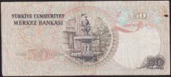6.Emisyon 2.Tertip 50 Lira I78 293931 Çok Temiz