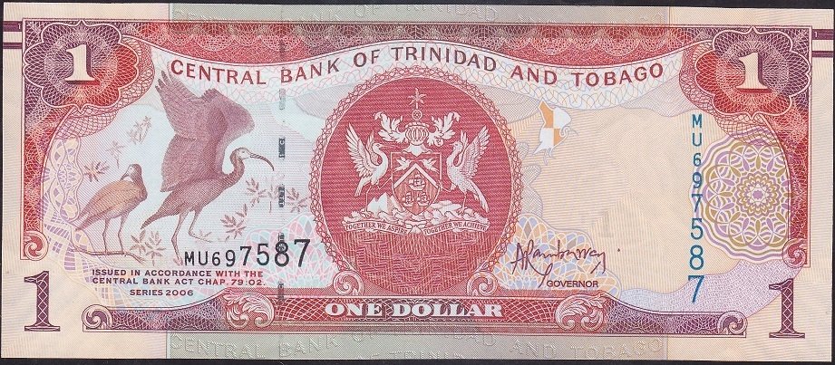 Trinidad And Tobago 1 Dolar 2006 Çilaltı Çil