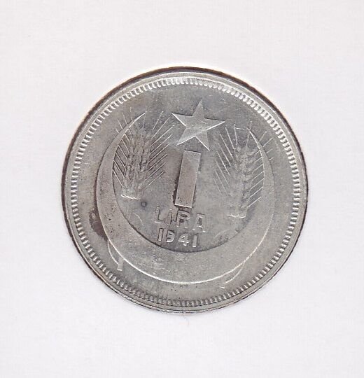 1941 Yılı 1 Lira Gümüş