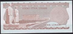 6.Emisyon 2.Tertip 20 Lira E18 163199 Çilaltı