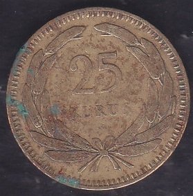 1948 Yılı 25 Kuruş