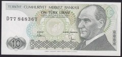 7.EMİSYON 2.TERTİP 10 LİRA D77 848367 ÇÇT +