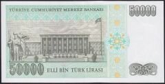 7.Emisyon 2.Tertip 50000 Lira L29 892733 Çilaltı