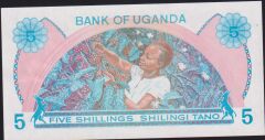 Uganda 5 Şiling 1979 Çil Pick 10 ( 640666 )