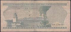 6.EMİSYON 1.TERTİP 10 LİRA C15 394253 TEMİZ