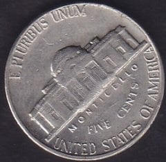 AMERİKA 5 CENT 1969 D