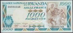 Rwanda 1000 Frank 1988 Çilaltı Çil Pick 21