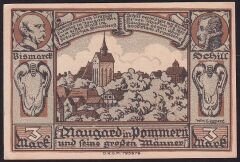 Almanya 3 Mark Notgeld 1920 Çil