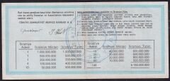 1985 31 Aralık Yarım Bilet - Y Serisi - Ekstra Yılbaşı