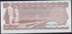 6.Emisyon 2.Tertip 20 Lira D89 102800 Çok Temiz+