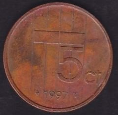 Hollanda 5 Cent 1997