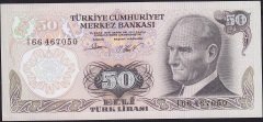 6.Emisyon 2.Tertip 50 Lira I66 467050 Çilaltı