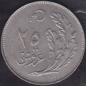 1928 Yılı 25 Kuruş