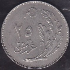 1928 Yılı 25 Kuruş