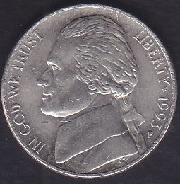 AMERİKA 5 CENT 1993 P eski para fiyatları