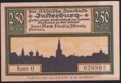 Almanya 2.50 Mark Notgeld 1920 Çil